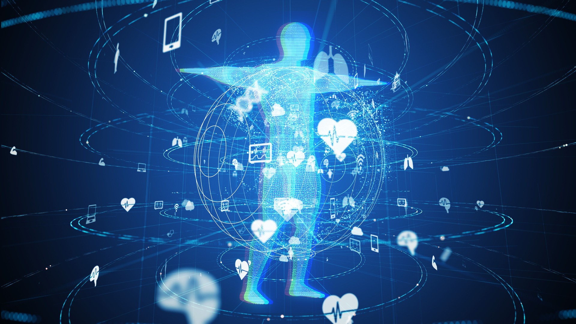 Medical technology concept.  3D rendering.